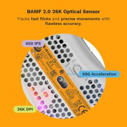 Glorious Model D 2 Wireless Optical RGB Gaming Mouse - White