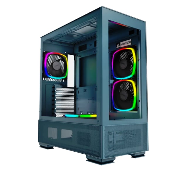MONTECH Sky Two BLUE - Gaming PC Component | High Performance Hardware
