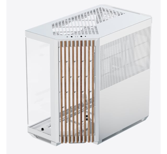 APNX V1 WOOD/WHITE - Gaming PC Component | High Performance Hardware