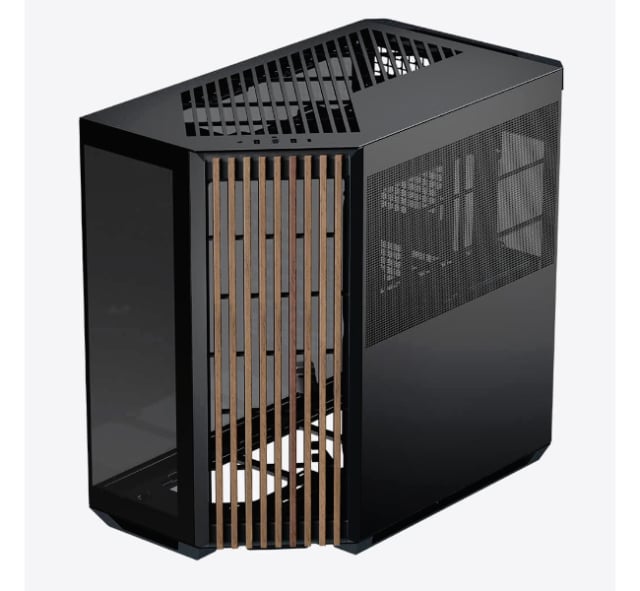 APNX V1 WOOD/BLACK - Gaming PC Component | High Performance Hardware