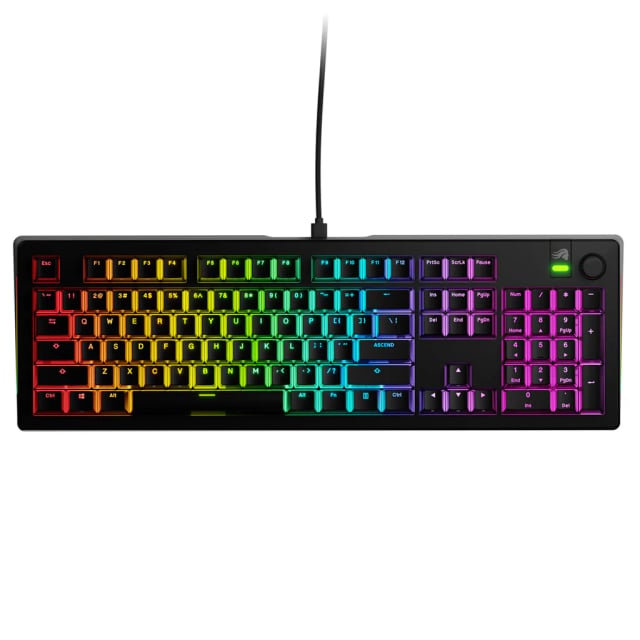 Glorious GMMK 3 100% Prebuilt Wired Mechanical Gaming Keyboard FOX Arabic - Black - Gaming PC Component | High Performance Hardware