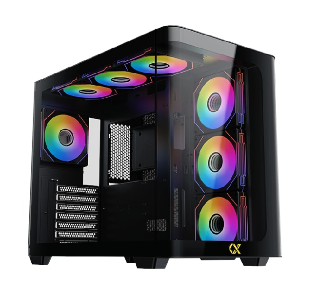 XIGMATEK Pano Curved ARGB Gaming E-ATX Case