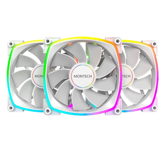 MONTECH RX120 PWM 3 in 1 White