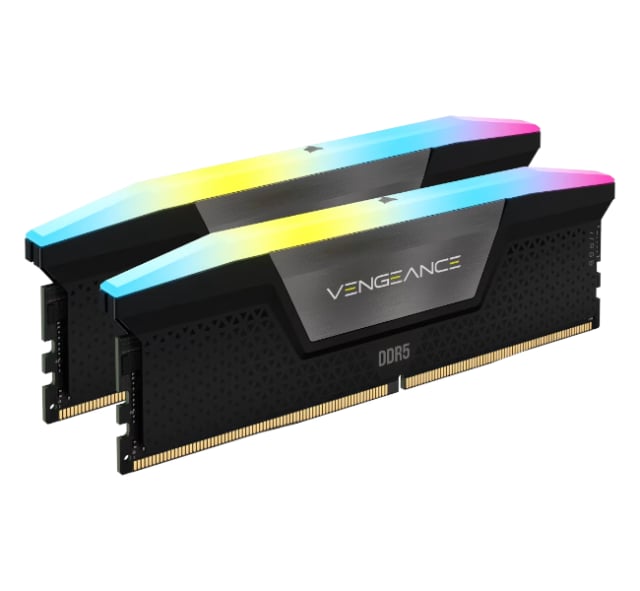 CORSAIR Vengeance RGB 32GB 16x2 6400MHz DDR5 - Gaming PC Component | High Performance Hardware
