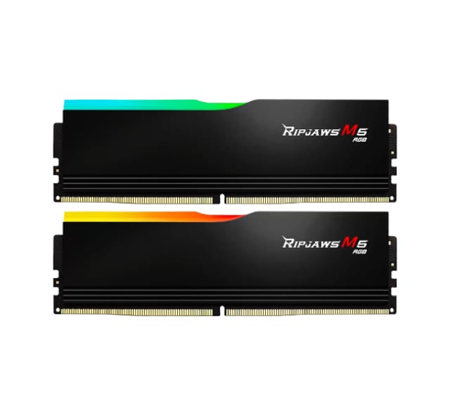 GSKILL Ripjaws RGB 64GB 32x2 DDR5 6400 MHz - Gaming PC Component | High Performance Hardware