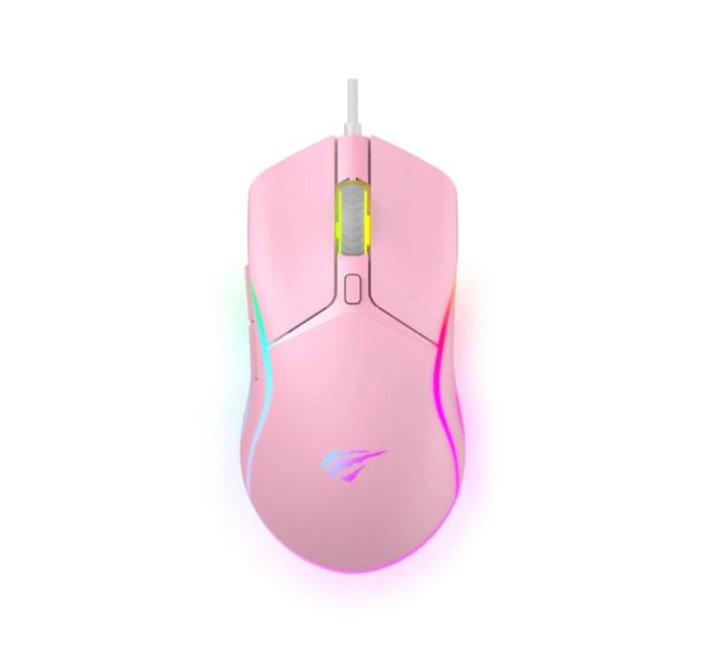 Havit MS1029 Gaming Mouse Pink - Gaming PC Component | High Performance Hardware
