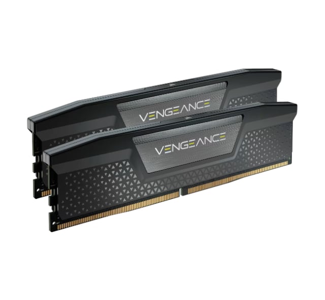 VENGEANCE® RGB 64GB (2x32GB) DDR5 DRAM 6000MT/s CL40 Memory Kit — Black - Gaming PC Component | High Performance Hardware