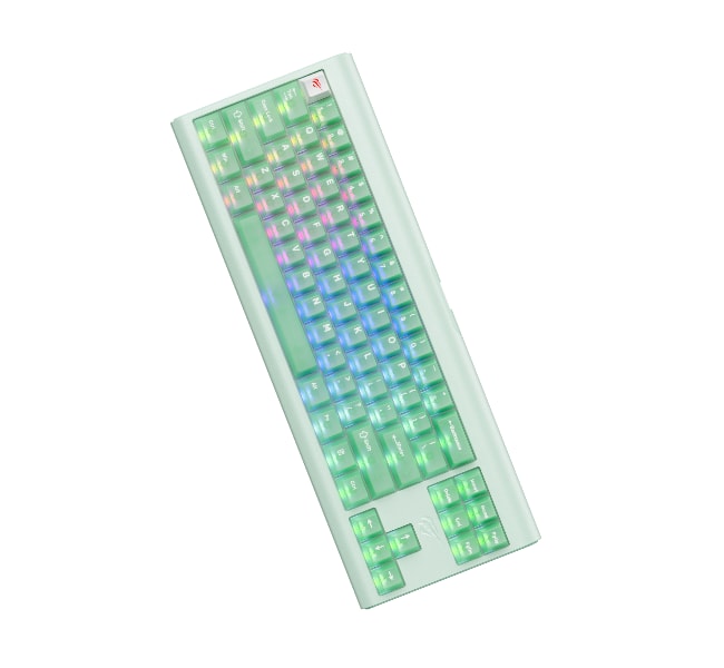 Mechanical Gamer Keyboard HAVIT KB896L RGB - VKS Team Co-branded Model GREEN