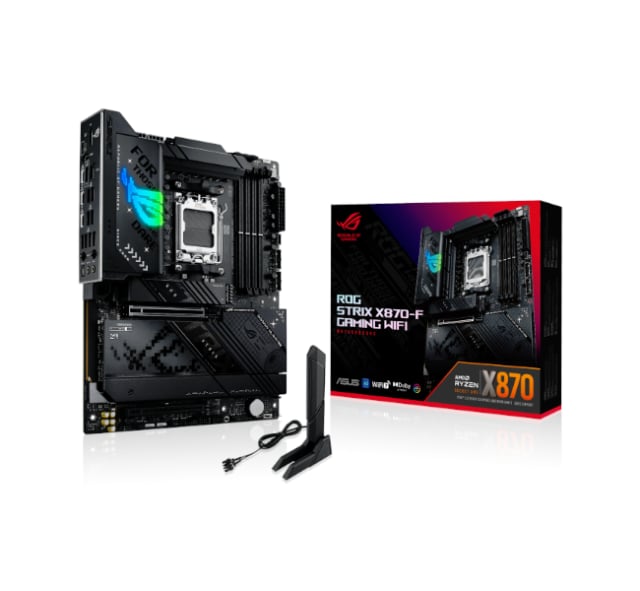 ASUS ROG STRIX X870-F GAMING WIFI - Gaming PC Component | High Performance Hardware