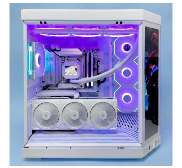 HYTEFIRE Ryvion (Ryzen 7 9800X3D, 32 GB DDR5 RAM, RTX 5080 16GB GPU) - Gaming PC | Custom Gaming Computer