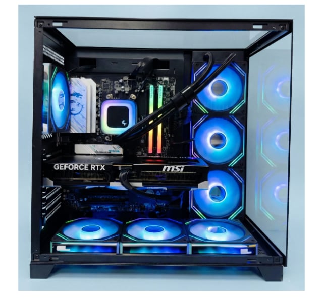 AXIUM Nightcore Ryzen 7 7800X3D, RTX 5070 Ti 16GB GPU, 32 GB DDR5 RAM - Gaming PC | Custom Gaming Computer