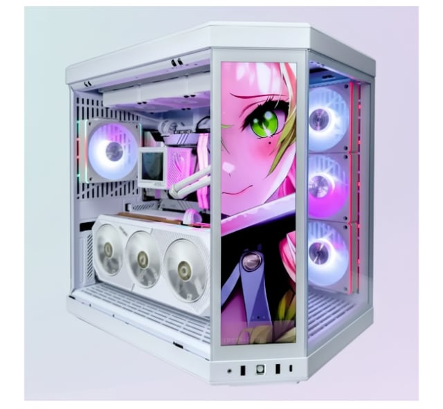 HYTEFIRE Solidus (Intel Core i9-14900K, RTX 5080 16GB GPU, 32GB DDR5 RAM) - Gaming PC | Custom Gaming Computer