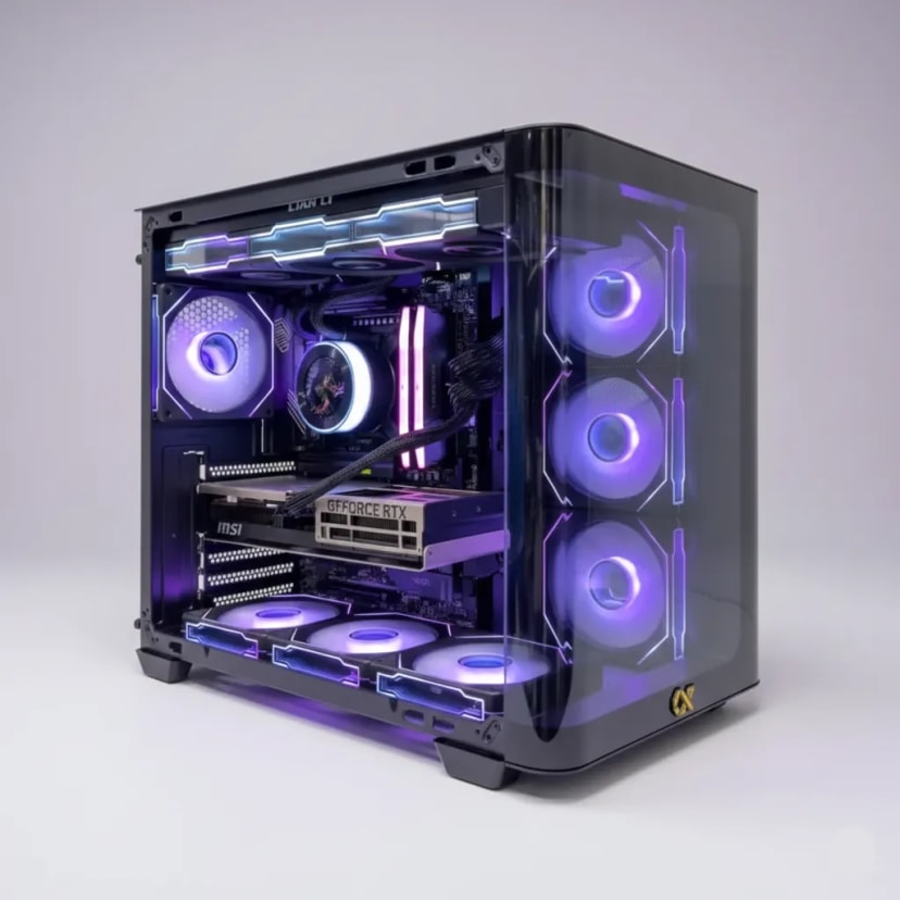 PANOVEX Curvion (Ryzen 7 9800X3D, RTX 5080 16GB GPU, 64GB DDR5 RAM)