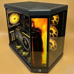 HYTEFIRE Dominion (Ryzen 9 9950X3D, RTX 5090 32GB GPU, 96GB DDR5 RAM)