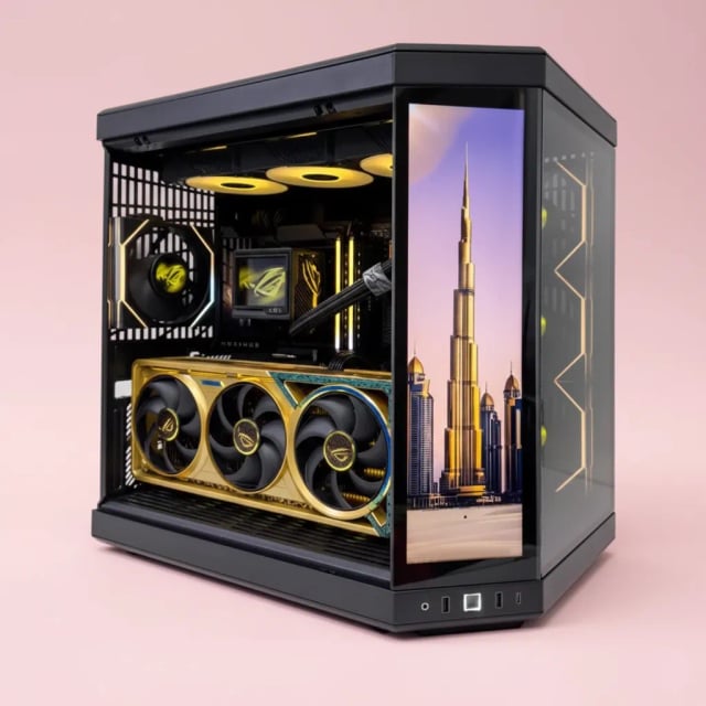HYTEFIRE Aurelius (Intel Core Ultra 9 285K, RTX 5090 32GB GPU, 96GB DDR5 RAM) - Gaming PC | Custom Gaming Computer