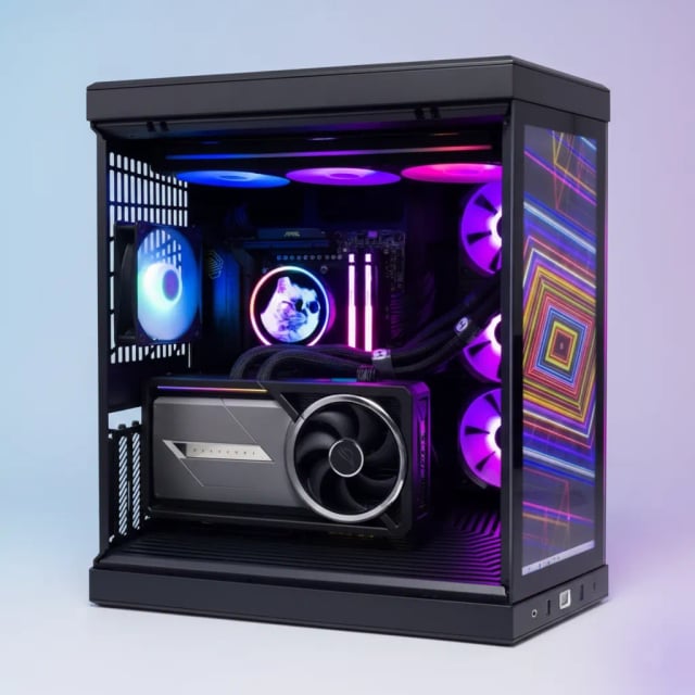 HYTEFIRE Infinium (Ryzen 9 9950X3D, RTX 5090 32GB GPU, 64GB DDR5 RAM) - Gaming PC | Custom Gaming Computer