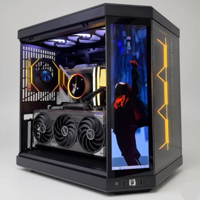 HYTEFIRE Tactix (Intel Core Ultra 7 265K, RTX 5070 Ti 16GB GPU, 32GB DDR5 RAM) - Gaming PC | Custom Gaming Computer