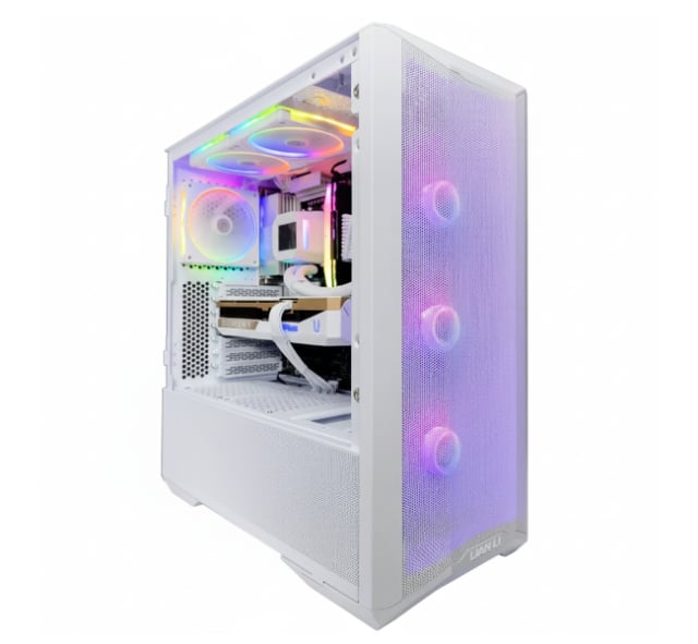 LANCOOL Vortex (Ryzen 7 7800X3D, RTX 5070 Ti 16GB GPU, 32GB DDR5 RAM) - Gaming PC | Custom Gaming Computer
