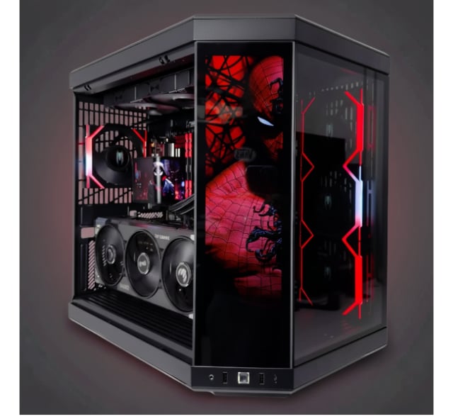 HYTEFIRE Vista (Ryzen 9 9950X3D, RTX 5090 32GB GPU, 64GB DDR5 RAM) - Gaming PC | Custom Gaming Computer