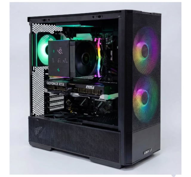 LANCO7 Meshbound (Ryzen 7 7800X3D, RTX 5070 Ti 16GB GPU, 32GB DDR5 RAM) - Gaming PC | Custom Gaming Computer
