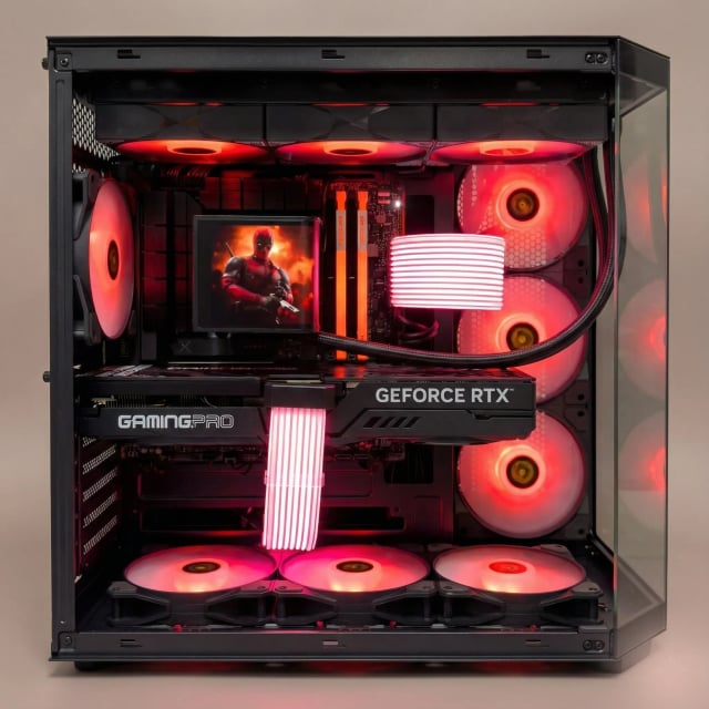 XIGMA Panorama (Intel Core i7-14700F, RTX 5070 12GB GPU, 32GB DDR5 RAM) - Gaming PC | Custom Gaming Computer