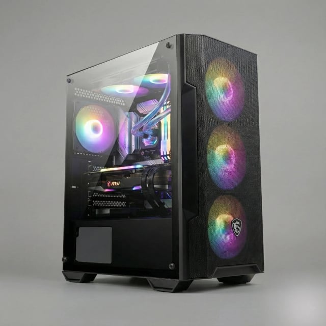 FORGE Vantrix (Intel Core i5-14400F, RTX 5060 Ti 16GB GPU, 32GB DDR5 RAM) - Gaming PC | Custom Gaming Computer