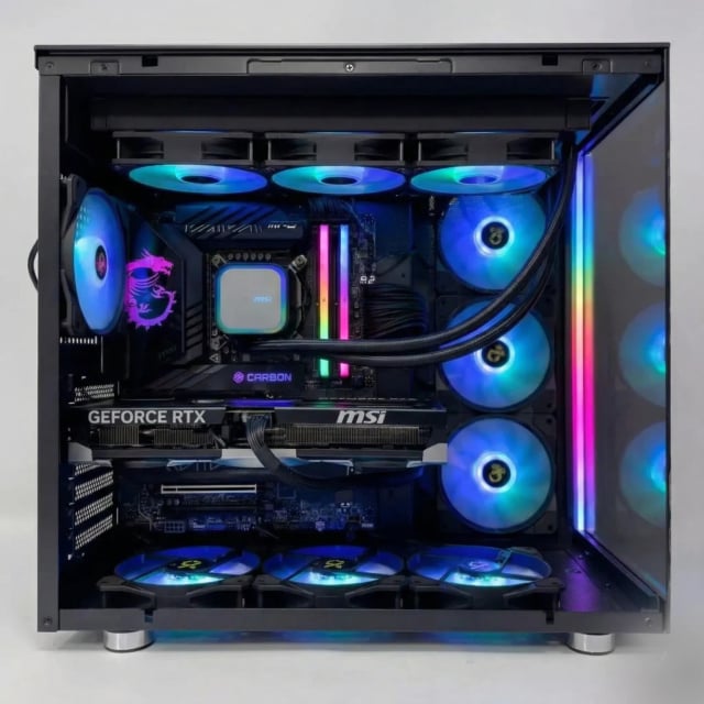XIGMA Carbon (Intel Core Ultra 9 285K, RTX 5080 16GB GPU, 64GB DDR5 RAM) - Gaming PC | Custom Gaming Computer