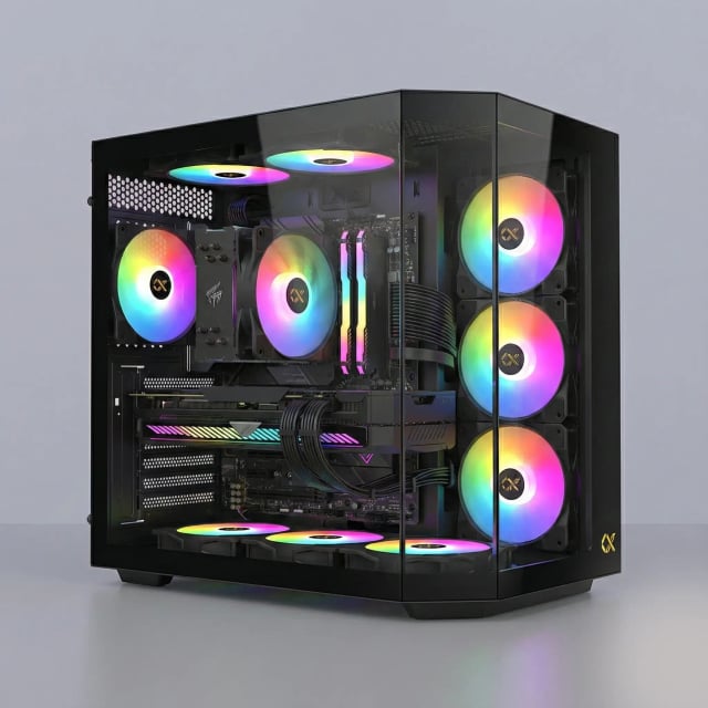 The Tesseract (Intel® Core™ i5 14400F, RTX 5060 8GB, 32GB DDR5) - Gaming PC | Custom Gaming Computer