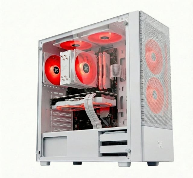 Silicon Phoenix (AMD Ryzen™ 7 7800X3D , RTX™ 5060 8GB GDDR7 OC Edition, RGB 32GB 16x2 DDR5 6800 MHZ) - Gaming PC | Custom Gaming Computer