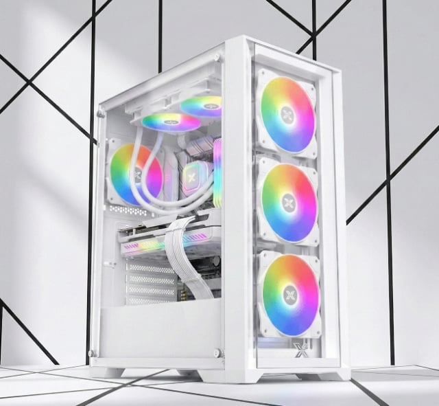 Serrated X (intel i5-14400F,RTX™ 5060 8GB,32GB DDR5) - Gaming PC | Custom Gaming Computer Intel Core i9 13900KF ASUS TUF RTX 4070