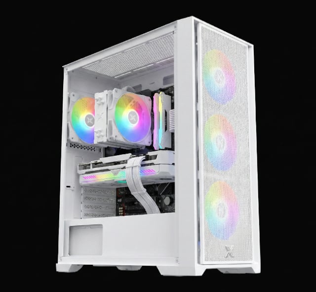Steel Edge (Ryzen™ 7 7800X3D,RTX™ 5060 8GB,32GB DDR5) - Gaming PC | Custom Gaming Computer Intel Core i9 13900KF ASUS TUF RTX 4070