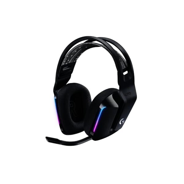 Logitech G733 LIGHTSPEED Wireless Gaming Headset Black - Gaming PC Component | High Performance Hardware