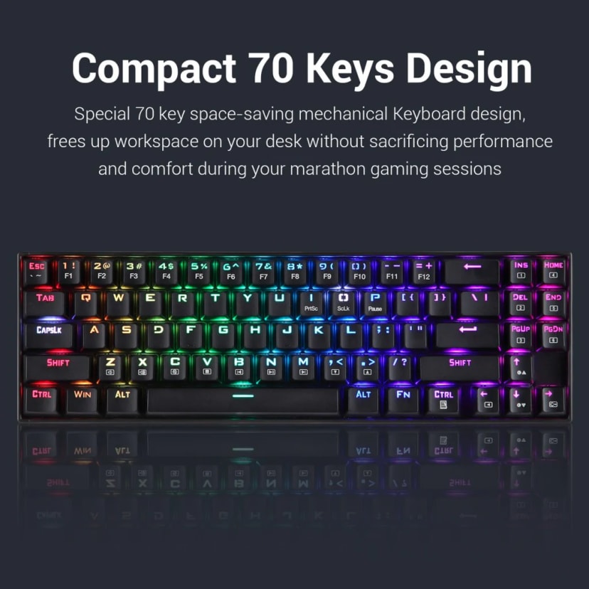 Redragon K599 KRS DEIMOS RGB Wireless Mechanical Gaming Keyboard