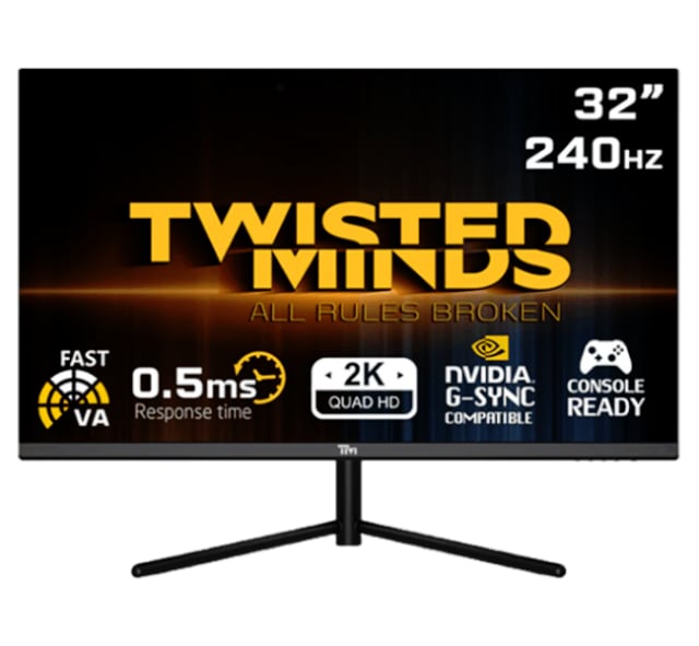 Twisted Minds TM32QHD240VA - Gaming PC Component | High Performance Hardware