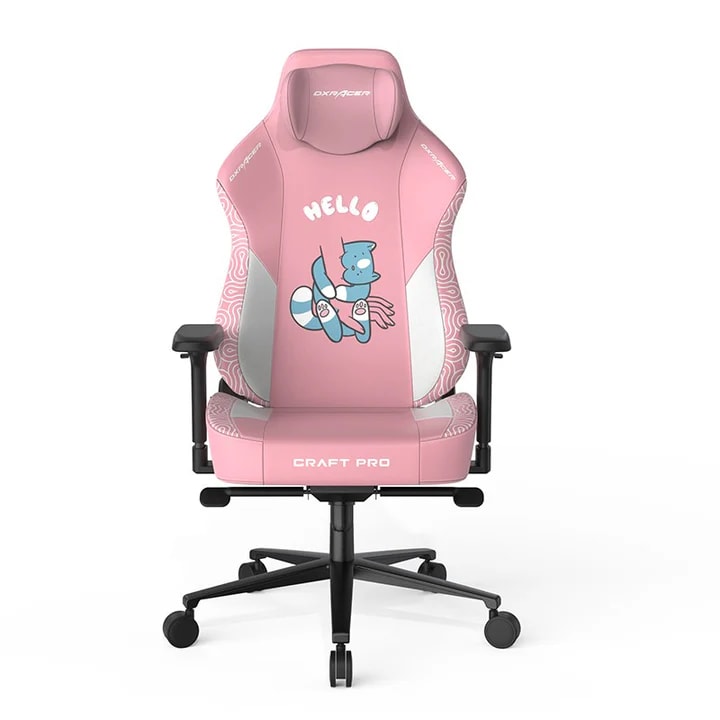 DXRACER CRAFT SERIES GAMING CHAIR-HALLO CAT/PINK