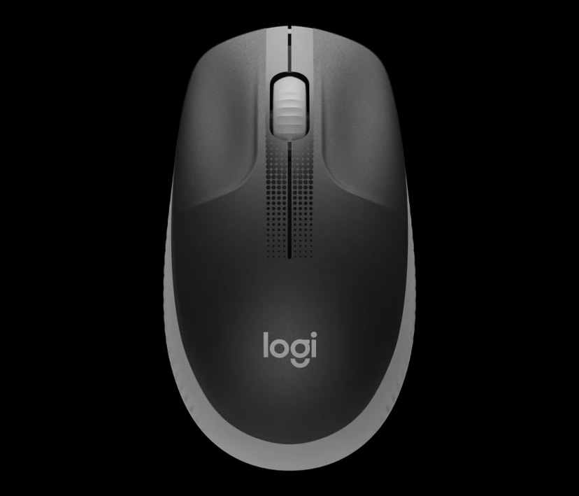 Logitech M190 Full-Size Wireless Mouse Mid Grey