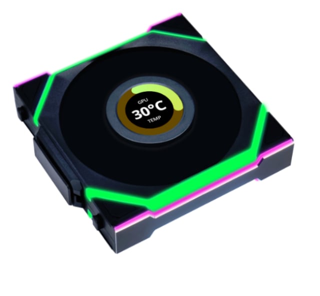 Lian Li UNI FAN SL Wireless 120 Black (1pc) - Gaming PC Component | High Performance Hardware