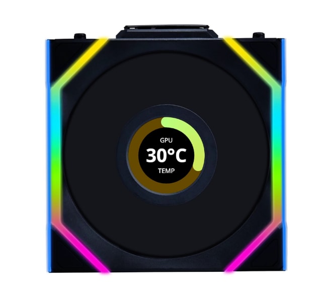 Lian Li UNI FAN SL Wireless LCD 120 Black (1pc)