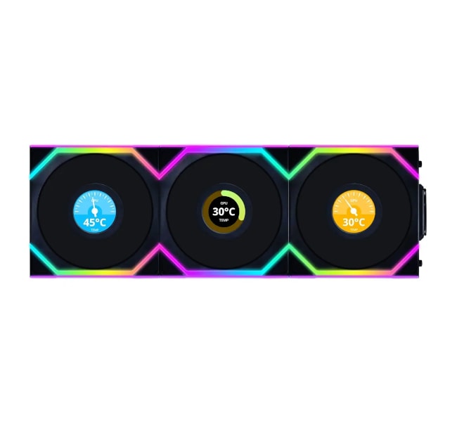 Lian Li UNI FAN SL Wireless LCD 120 Black (3pcs)