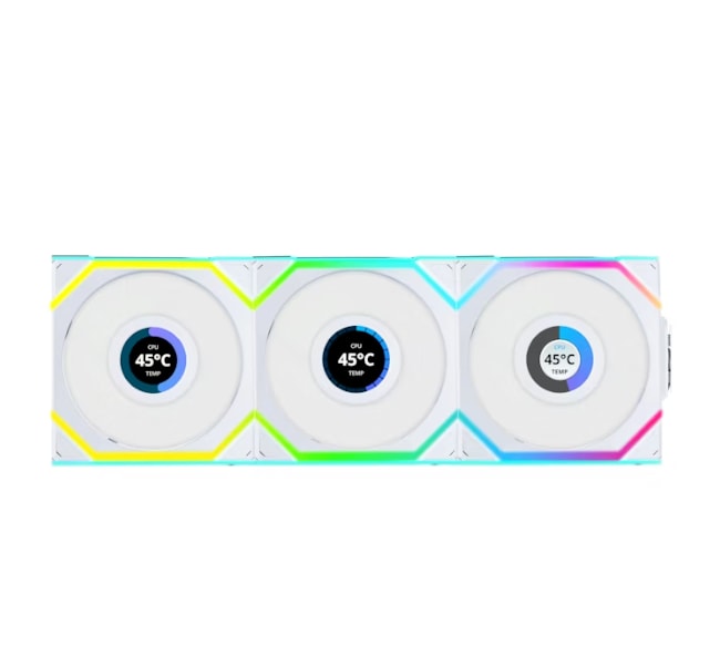 Lian Li UNI FAN SL Wireless LCD 120 White (3pcs)