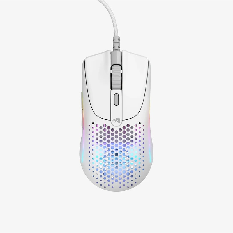 Glorious Model O 2 Mini RGB Wired Gaming Mouse - Matte White