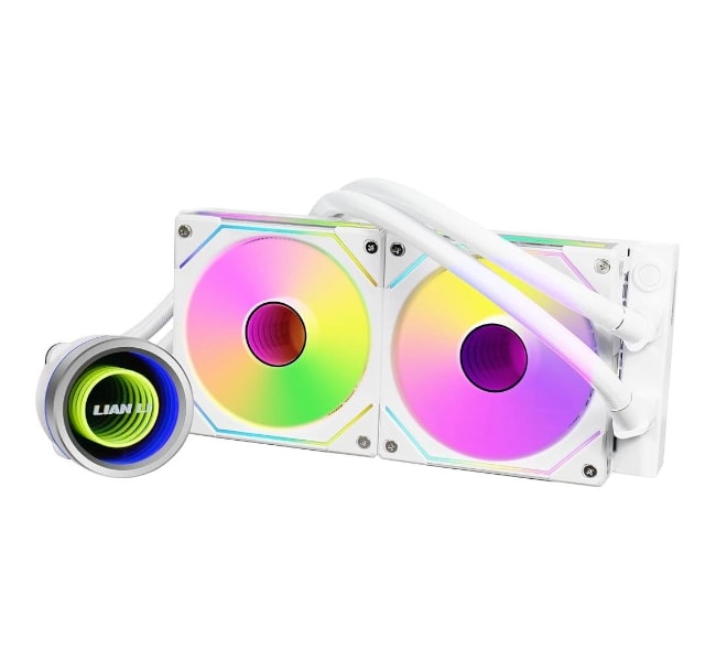 Lian Li AIO with RGB FAN GA II Trinity 240 White