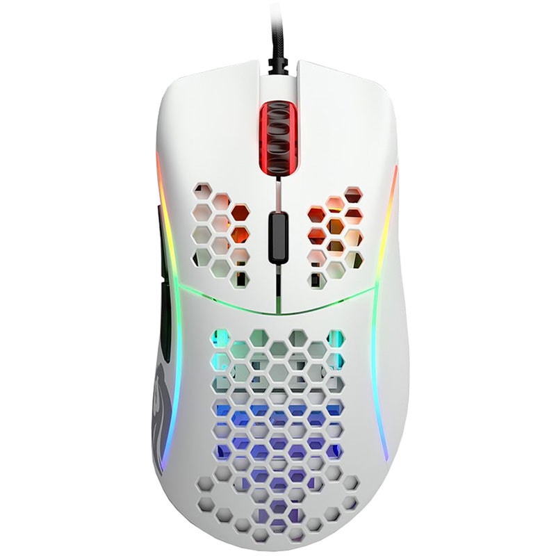 Glorious Model D Lightweight RGB Gaming Mouse - Glossy White